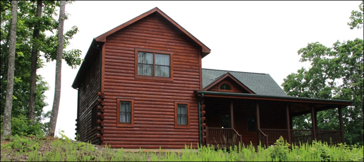 Professional Log Home Borate Application  Shelby County, Ohio